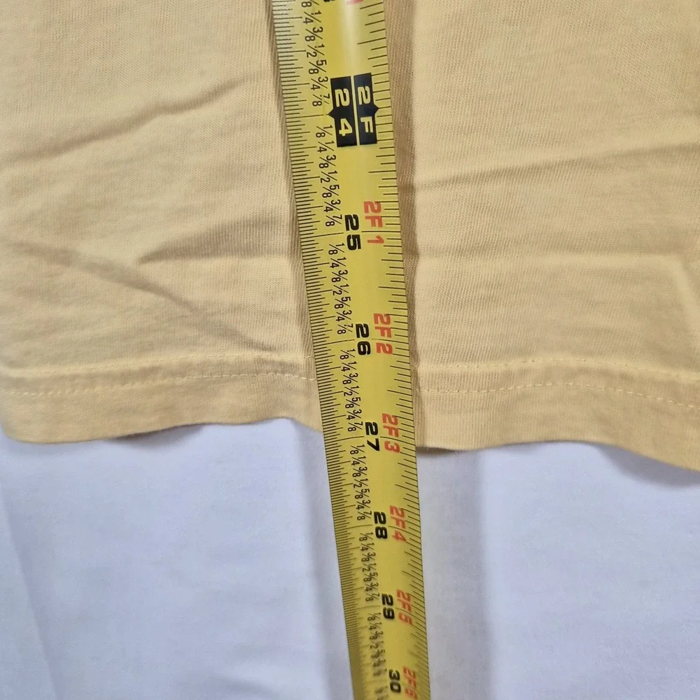 Polo Ralph Lauren Men's XL Yellow Short Sleeve T-Shirt Blue Pony Logo